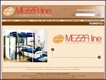 Aperu du site Mezza Line - lits mezzanine, lits gigognes, canaps convertibles