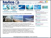Aperu du site Ecole de surf Hastea  Biarritz