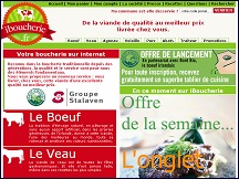 Aperu du site iBoucherie - boucherie en ligne, viandes et plats cuisins