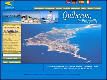 Aperu du site Office de tourisme de Quiberon, Bretagne Sud