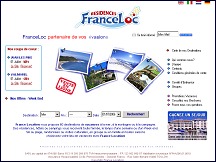 Aperu du site France Location - locations vacances, rsidence, htel, camping