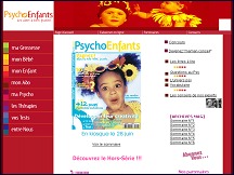 Aperu du site PsychoEnfants Magazine - magazine de psychologie enfants, bbs