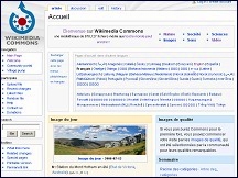 Aperu du site Wikimedia Commons - mdiathque libre de droits