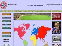 Aperu du site Foot Palmars - le palmars mondial des clubs de foot