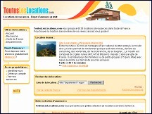 Aperçu du site Toutes les Locations - petites annonces gratuites locations vacances
