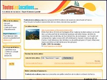 Aper�u du site Toutes les Locations - petites annonces gratuites locations vacances