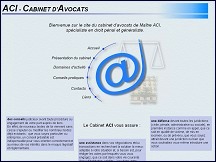 Aperu du site ACI Avocats - cabinet d'Avocats Paris, spcialiste en droit pnal