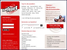 Aperu du site HautEtFort.com - plateforme de blogs, cration blog gratuit ou blog pro