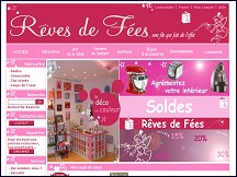 Aperu du site Rves de Fes - cadeaux et dcoration, ide cadeaux