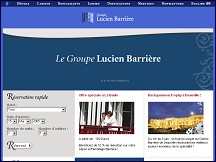Aperu du site Lucien Barrire - sjours thalasso de luxe