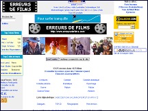 Aperu du site Erreurs de Films - cherchez les erreurs dans les films de cinma