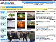 Aperçu du site BonBlog.com - weblogs sans logiciel