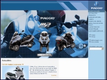 Aperu du site Piaggio