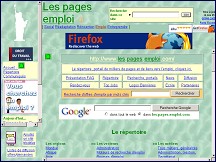 Aperçu du site Les Pages Emploi