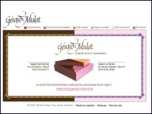 Aperu du site Grard Mulot - macarons et chocolats