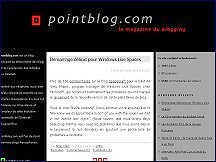 Pointblog.com - webzine consacr� aux blogs