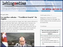 Aperu du site Le Blog Mdias - actualits des mdias en France et  l'tranger