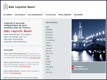 Aperçu du site Gide Loyrette Nouel - cabinet d'avocats, droit d'affaires et finances