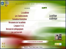 Aperçu du site Académie de Rouen