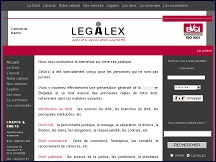 Aperçu du site JurisLexis - société civile d'avocats