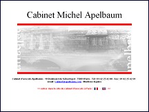Aperu du site Cabinet d'Avocats Apelbaum - Paris