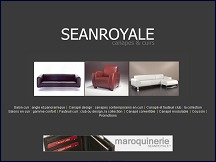 Aperu du site Seanroyale - spcialiste de canaps en cuir, salons cuir