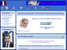 Aperu du site Sarkozy 2007 - site de soutien  Nicolas Sarkozy