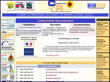 Aperu du site Collectivites-recrutement.fr - offres d'emploi de la fonction publique