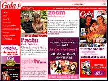 Aperu du site Gala - magazine people, actualits de stars et clbrits Gala.fr