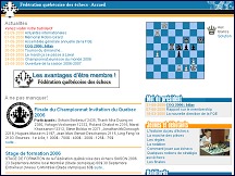 F�d�ration qu�becoise des �checs - les �checs au Qu�bec