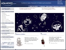 Adamence - bijouterie en ligne, alliances avec diamants