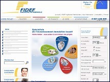 Aperu du site Fidef - spcialiste de l'investissement immobilier locatif