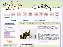Aperu du site Date Dog - site de rencontres pour les chiens