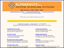 Aperu du site CyberVillage de la route - Alpharoute.info