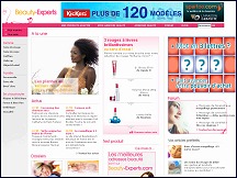 Aper�u du site Beauty Express - infos et conseils sur les produits de soins et de beaut�
