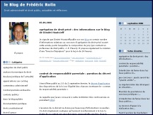 Aperçu du site Droit administratif et droit public, le blog de Frédéric Rolin