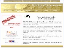 Aperu du site Dolphin Arts Communication - agence globale de communication