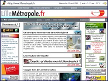 Aperçu du site Lille Métropole
