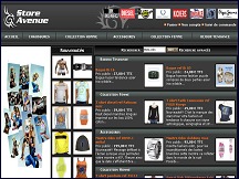 Aperu du site Store Avenue - vtements de marque et accessoires de mode