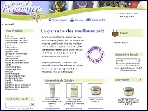 Notes de Provence - cosm�tiques bio