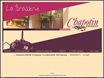 Aperçu du site Restaurant Brasserie Chapotin au pressoir de Chaponnay