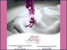 Aperu du site Mode et Mariage - Salon International de la Mode Mariage
