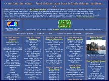 Aperçu du site Ecran.org - fonds d'écran originaux du fond de la mer
