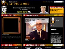 Aperu du site Le Web 2 Zro - site Web 2.0 de Karl Zro