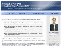 Jean-Philippe Coin - cabinet avocat sp�cialis� en droit de l'automobile