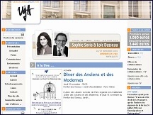Aperu du site UJA - Union des Jeunes Avocats du Barreau de Paris