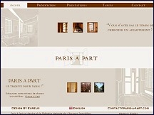 Aperu du site Paris-A-part - chasseur immobilier, chasseur d'appartements