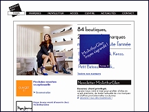 Aper�u du site McArthurGlen - centres de d�stockage, prix d�griff�s