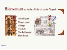 Aperu du site Lyce Chaptal Paris