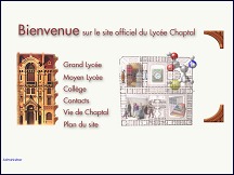 Aper�u du site Lyc�e Chaptal Paris